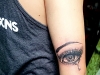graphic eye tattoo